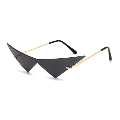 willochra Triangle One Piece Frameless Sunglasses For Women Trendy Ocean Lens Sun Glasses Men Party Prom Sunglasses2