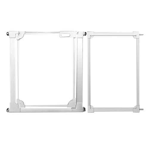 Generisch Acryl- Hundeschutzgitter- Transparentes Sicherheitsgitter mit Wandschutz, automatischer Schließfunktion, Offenhaltefunktion für Treppen und Türen, einfache Montage