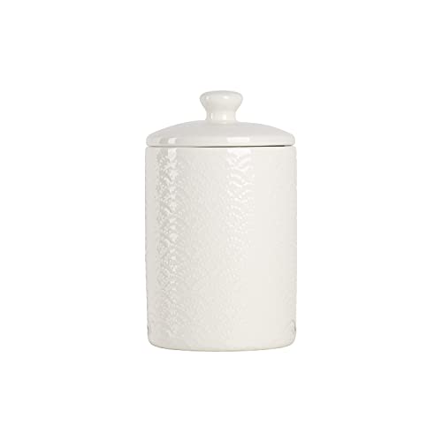 Image of 10 Strawberry Street CAN WHT Kitchen Canister Set, 3 Piece, Tide White