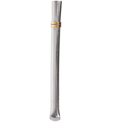 MAGICLULU - MAGICLULU Reusable Stainless Steel Multipurpose Straw Filtering and Stirring Straw for Tea and Drinks with Smooth Surface Safe for Home Use