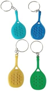 Chaveiro Raquete Beach Tennis Decorativa Esportiva Kit com 4