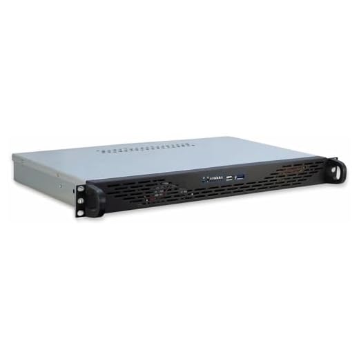 VALUE 19" Servergehäuse, 1HE, schwarz