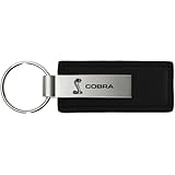 Au-Tomotive Gold, INC. Ford Mustang GT Cobra Black Leather Key Chain