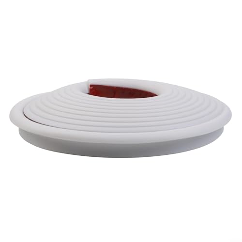 Rouleau de gouttière en PVC de 5 m avec rail d'égouttement en forme de J et 30,5 cm de hauteur pour une meilleure évacuation de l'eau sur les toits