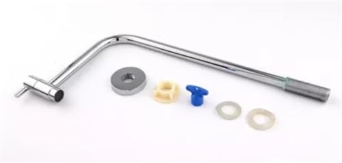 Torneira link Alta de inox Cromada Para Cuba de Sobrepor, banheiro e lavatorio, valvula clic