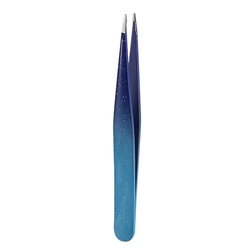 MidiLi Tweezers, Gradient Glitter Eyebrow Tweezers For Facial/Ingrown Hair Splint Hair Removal Eyebrow Plucker Tools Tweezers - Image 5