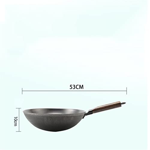 Wok de fondo grueso para cocina con mango desmontable miniatura 2