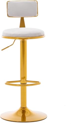 Tabourets de bar de comptoir réglables pour îlot de cuisine avec assise velours