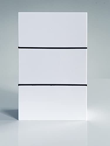 Heidemann Zweiklang-Gong Ibis 8 V (Empfänger, Lautstärke 82 dB, Farbe reinweiß, Türklingel, Gong, Funkklingel) 70169