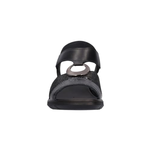 Women's Modern Wedge Sandal, Black, 8.52