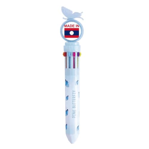 Stylo à bille multicolore Laos Country Love pour organiser vos cahiers d'école