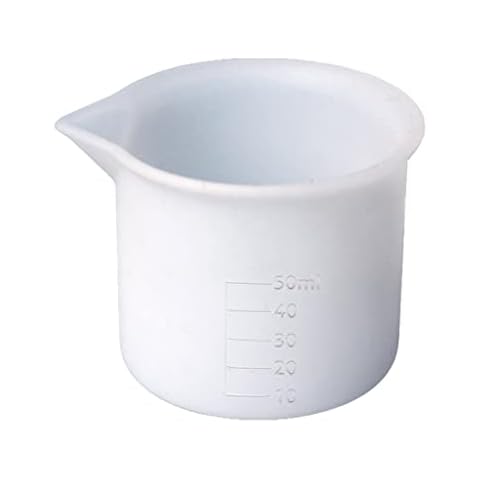50ml Resin Measuring Cups,Silicone Resin Mixing Cups,Reusable Stir and Pour Tools for Epoxy Resin,Jewelry Casting Mould Cover