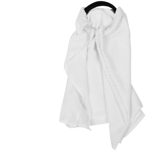 Diadema árabe Magiclulu y pañuelo blanco para fiestas temáticas