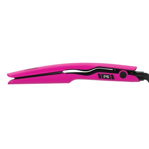 Image of TORLEN Signature Pro Hair Straightener TOR-043 | Wide Tourmaline Ceramic Plates for Thick, Curly & Long Hair | 3D Floating Plates | Fast Heat-Up in 30 Sec | Adjustable Temp 130C-240C | Keratin & Rebonding Ready | Salon Finish at Home (Pink)