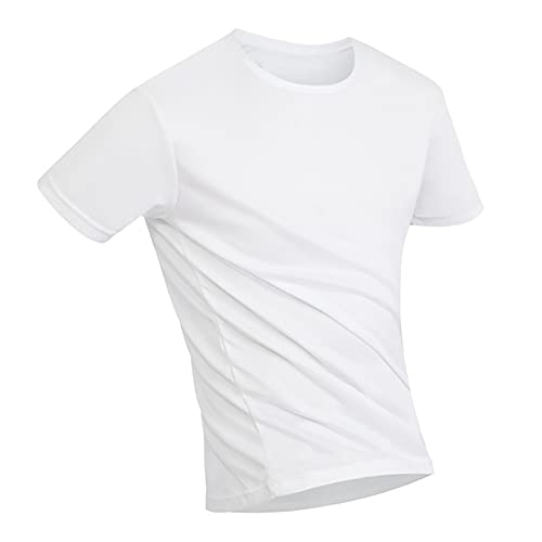 Men's Waterpoof Sun Protection Shirts Quick Dry Lightweight Wicking Athletic T-Shirt Casual Gym Tee Rash Guard Shirts