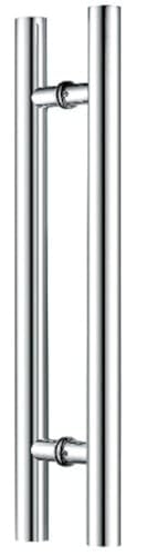 Canzak 36 inch Brushed Stainless Steel Pull Push Door Handles, Interior or Exterior, Contemporary, Modern