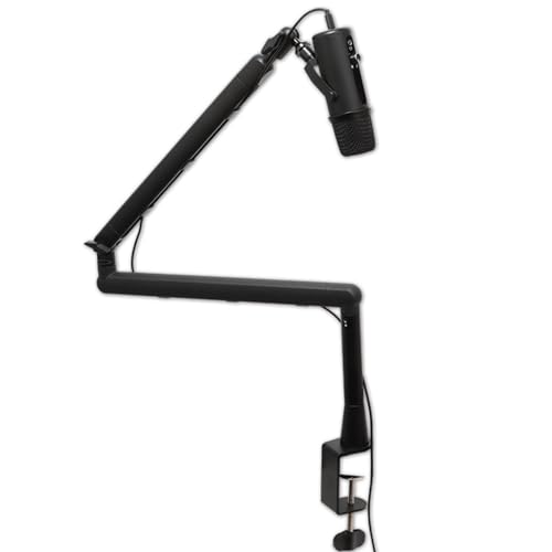 Support de microphone plat éliminant les vibrations pour tablettes et musiciens