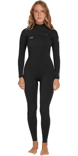 O'NEILL 2025 Femmes Epic 4/3mm Chest Zip Combinaison Néoprène 5651 - Black