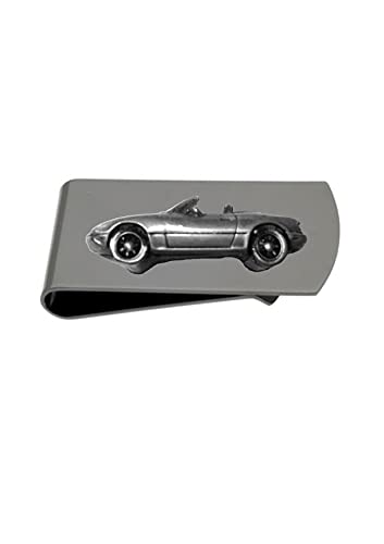 Pince à billets noire MX 5 Miata effet étain de collection pour amateur auto