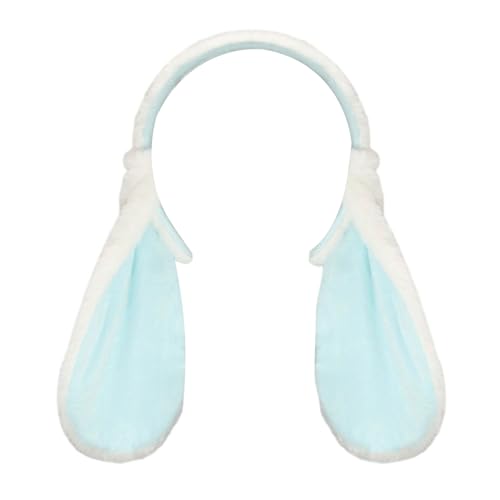 ぬいぐるみウサギの耳ヘアバンドと曲げ可能なワイヤーアニメロールプレイ日常着ソフト/コスチュームテール女性ガール快適な日常着動物の耳