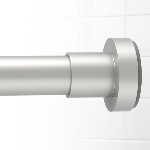 HTZON Silver Shower Curtain Rod 34