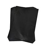 HIAKDOFT 100 Stück Teiliges Kohlepapier Transferpapier Schwarz zum Übertragen von Designs Papier...
