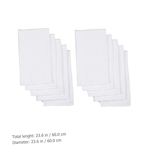 BESPORTBLE 10pcs Cotton Diaper Inserts for Fitted Cloth Diaper Liners Reusable Burp Cloths Soft for Machine Washable2