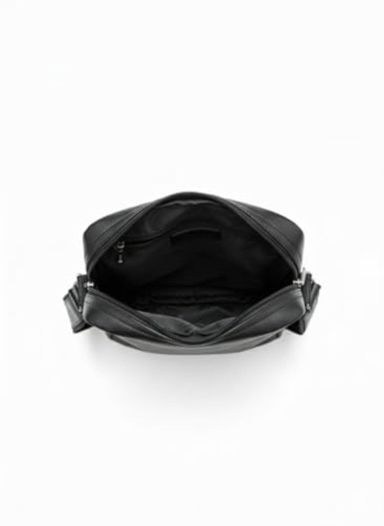 Leather Crossbody Messenger Bag, Adjustable Unisex Sling