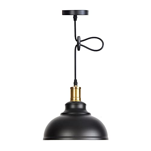 Suspension E26 luminaire industriel pour îlot de cuisine et bar rustique