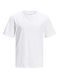 Jack & Jones Jungen JJEORGANIC BASIC TEE SS O-NECK JR Shirt, White, 164