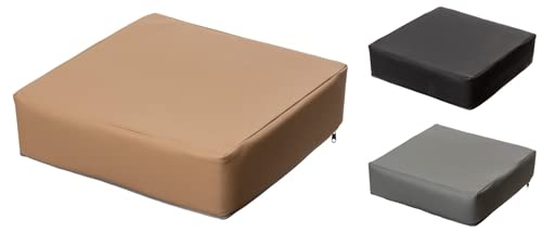 Rialzo Seduta Ergonomico Welltex 40x40x10 Cm – Nero – Fondo Antiscivolo E Rivestimento Sfoderabile Lavabile – Per Bambini, Anziani E Ufficio