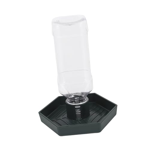 WOONEKY 爬虫類用給水器 自動給水装置 爬虫類用水皿 床置き式 再利用可能なペット用品 ヤモリ水槽用アクセサリー 日常使いに便利