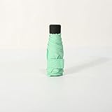 QLSN Piccolo Regalo di ombrelli Pieghevoli di Colore Fresco da Uomo Mini Tasca per ombrelloni da Viaggio per Ragazze Impermeabili