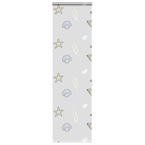 Jiangboyue-4015010 - Tenda a rullo per doccia, con cassetta, 80 x 240 cm, larghezza 76 cm