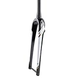 Horquilla de fibra de carbono: esta horquilla rígida de fibra de carbono adopta fibra de carbono T800. Las hojas de carbono absorben las vibraciones de la carretera mucho mejor que las horquillas de acero o aluminio.