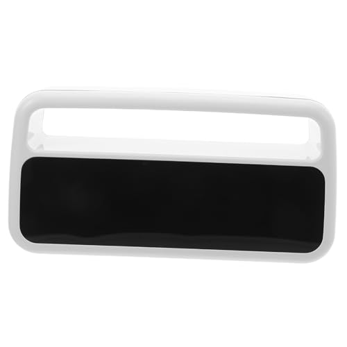 CVUTOVO デジタル大画面目覚まし時計 電池式 手提げ照明付きアラームクロック 日付曜日表示 自動調光機能 寝室 リビング用ナイトスタンド時