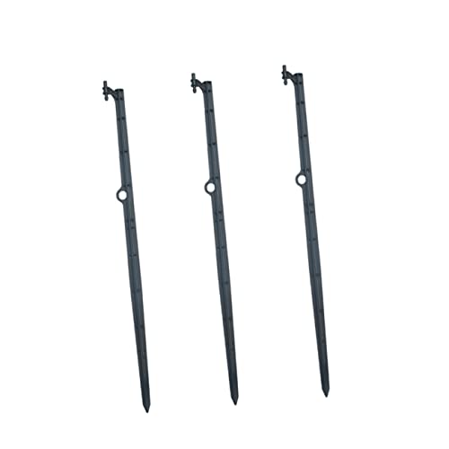 BCOATH Soportes para Microaspersores 6 Mm para Riego por Goteo en Jardín y Césped, Estacas Plásticas para Suelo, 20 Unidades, Accesorio de Riego Agrícola y Durable