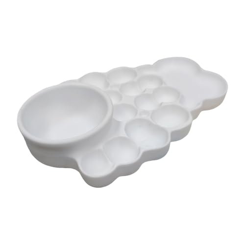 Paleta de acuarela, paleta de pintura artística portátil para mezclar colores, bandeja de pintura de acuarela, para niños, adultos, niños, niñas, artistas, principiantes, clase, proyectos de