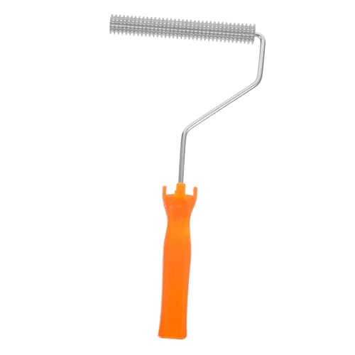 Gadpiparty Rodillo Antiespumante Autonivelante de Aluminio con Púas para Cemento y Pintura Herramienta Resistente y Duradera para Eliminar Burbujas Superficies Variadas Color Color Aleatorio