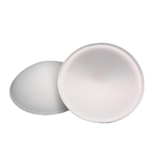 Lingerie Bra Pads Locking Edge Yoga Sports Tank Top Machine Washable Foam Bra Pads Round Cups Clothing Accessories 3 Pairs(White)