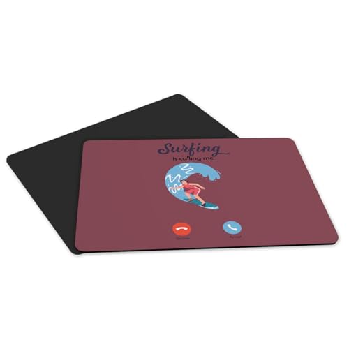Set de table en caoutchouc rouge durable de haute qualité lot de 4
