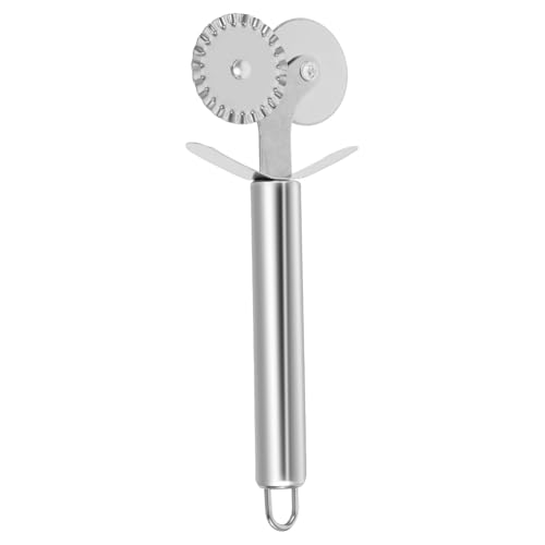 TOGEVAL Rotella Tagliapizza in Acciaio Inossidabile Rotella Per Pizza e Tagliapasta Utensili Per Cottura Manico Per Agganciare e Facile Da Riporre