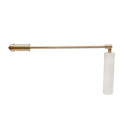 Image of Brass Dowsing Rods Pair with Plastic Handle | Aura Energy Checker | Feng Shui | Reiki | Dowser | Diving Rod | Dowsing L Rods Pair | Only 2 Rods |