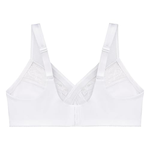 Image of Glamorise Women's Full Figure Wirefree Minimizer Support Bra #1003
