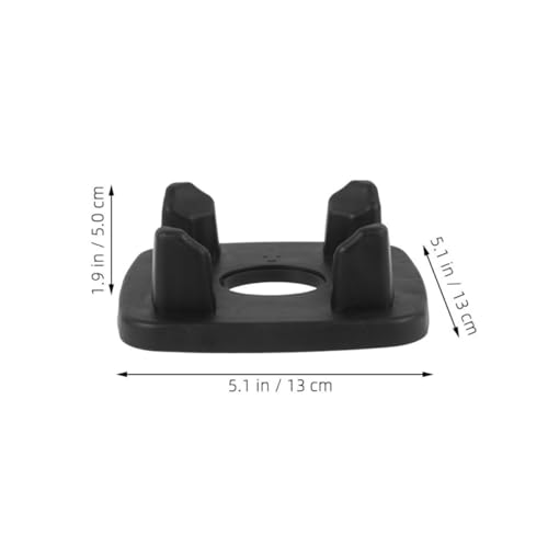 Almohadillas antivibración para batidora jojofuny de plástico negro con soporte antideslizante 3