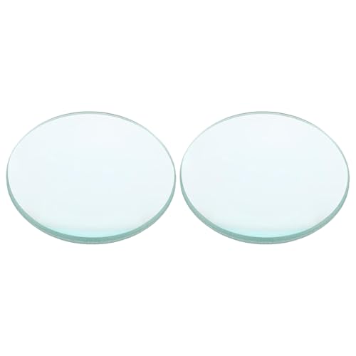 Image of Biconvex Mother-Child Mirror Double Convex Lens, 3.98'' (101mm) Diameter Optically Worked Glass Lens Ground Edges, Polished for Physics Classrooms,Lamps & Lighting