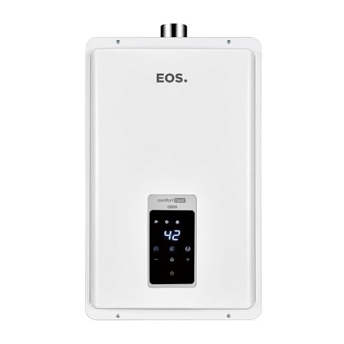 Aquecedor de Água a Gás Eos Digital 32 Litros (gás Natural) Exaustão Forçada Eaq320gd-n Branco Bivolt