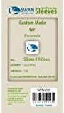 Swan Card Sleeves (55x105mm) - 160 Pack, Thin Sleeves - Paranoia