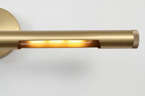 Image of 24 Inch Hardwired Brass Picture Lights for Wall Art Light Wall Picture Light Hardwired for Gallery Art Frame Lighting (Bulb Included)