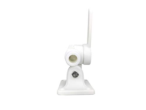 Image of Pactrade Marine Boat ABS Plastic Ratchet Mount Antenna Base with SS Bolts